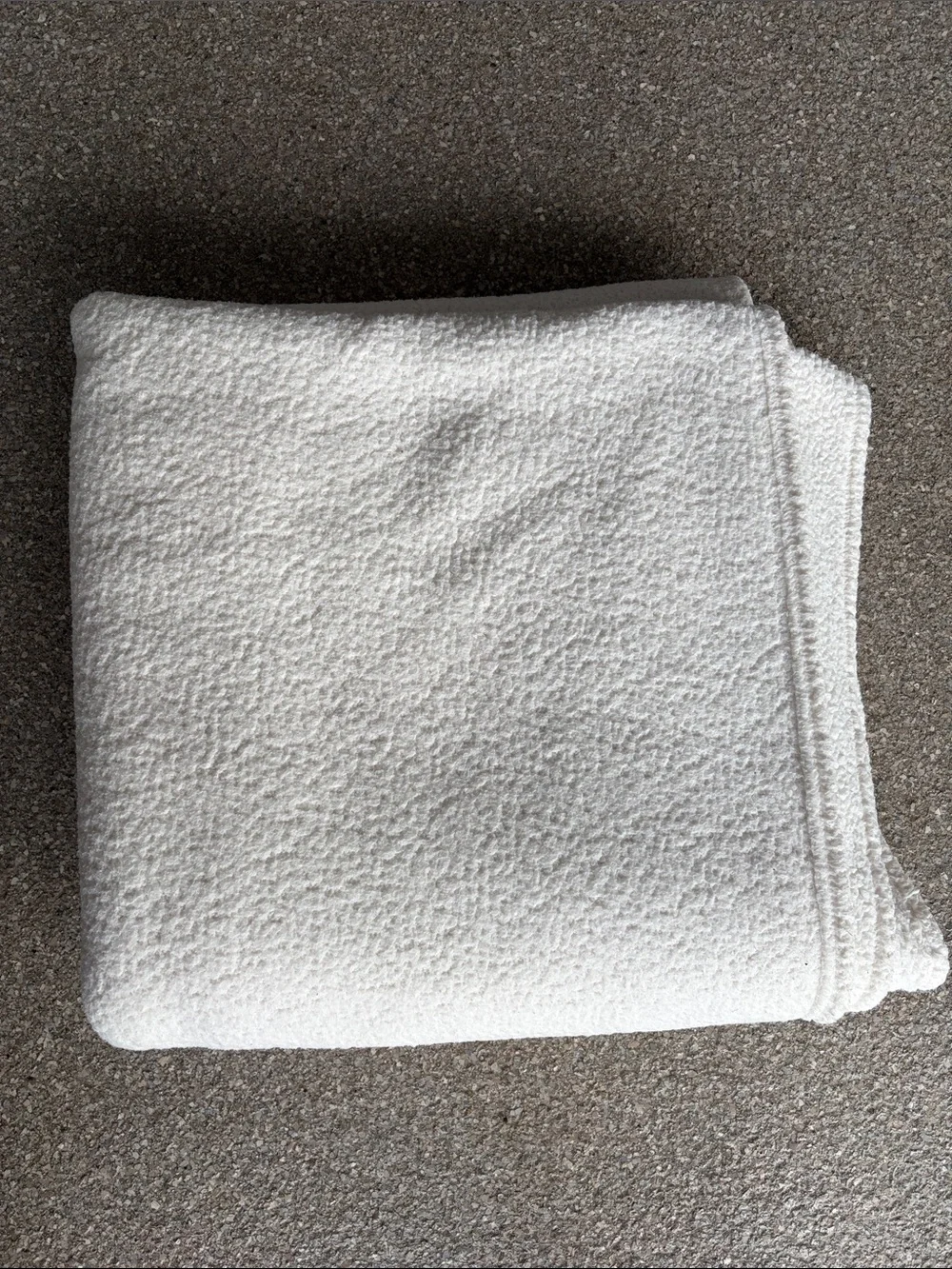 Room Essentials White Plush Throw Blanket - Soft Cozy Layer